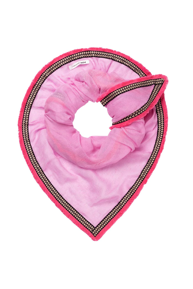 Schal Linen candy pink - Pom Amsterdam