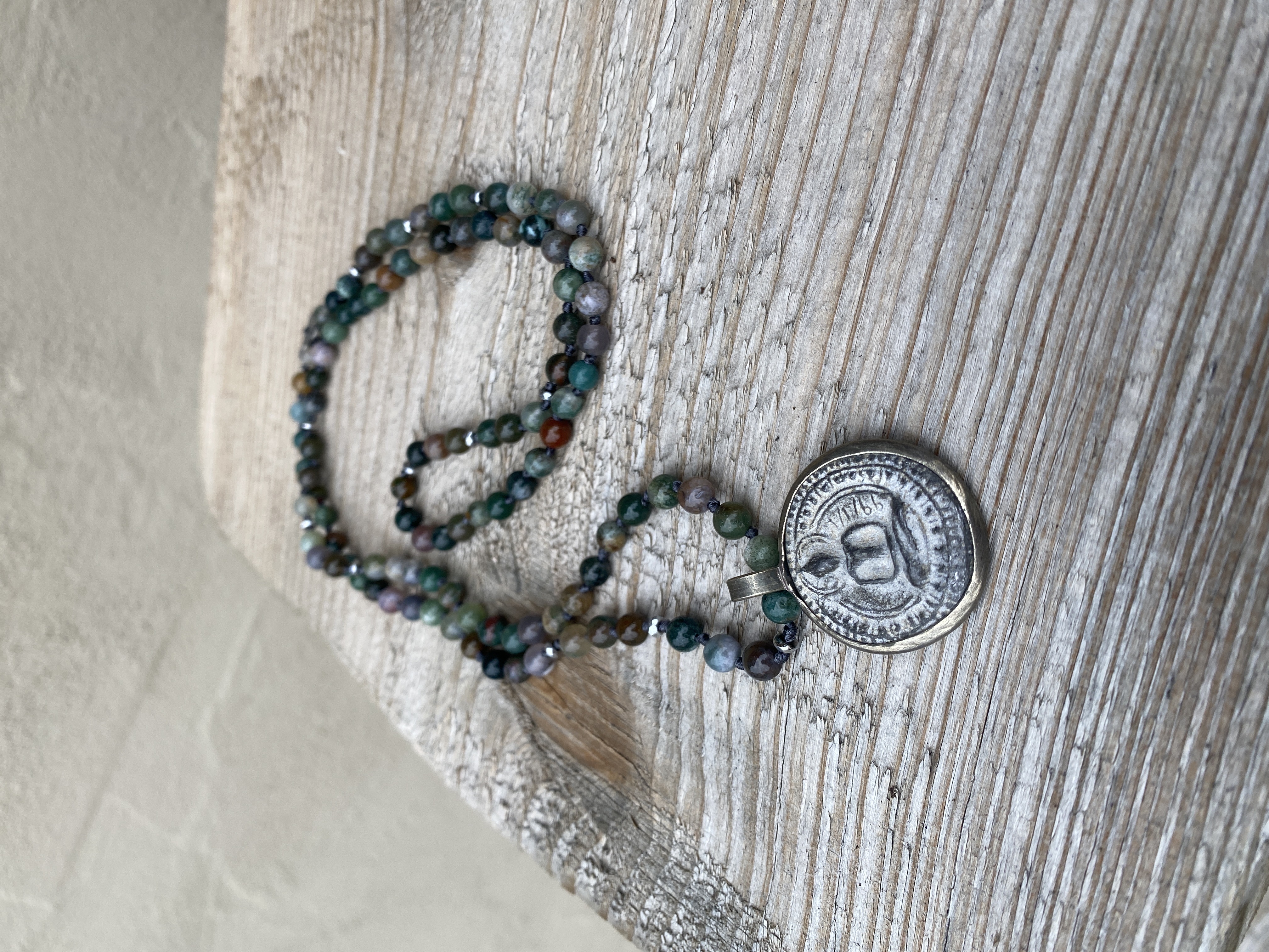 Halskette Buddha Indian Agate - ICON Design Living