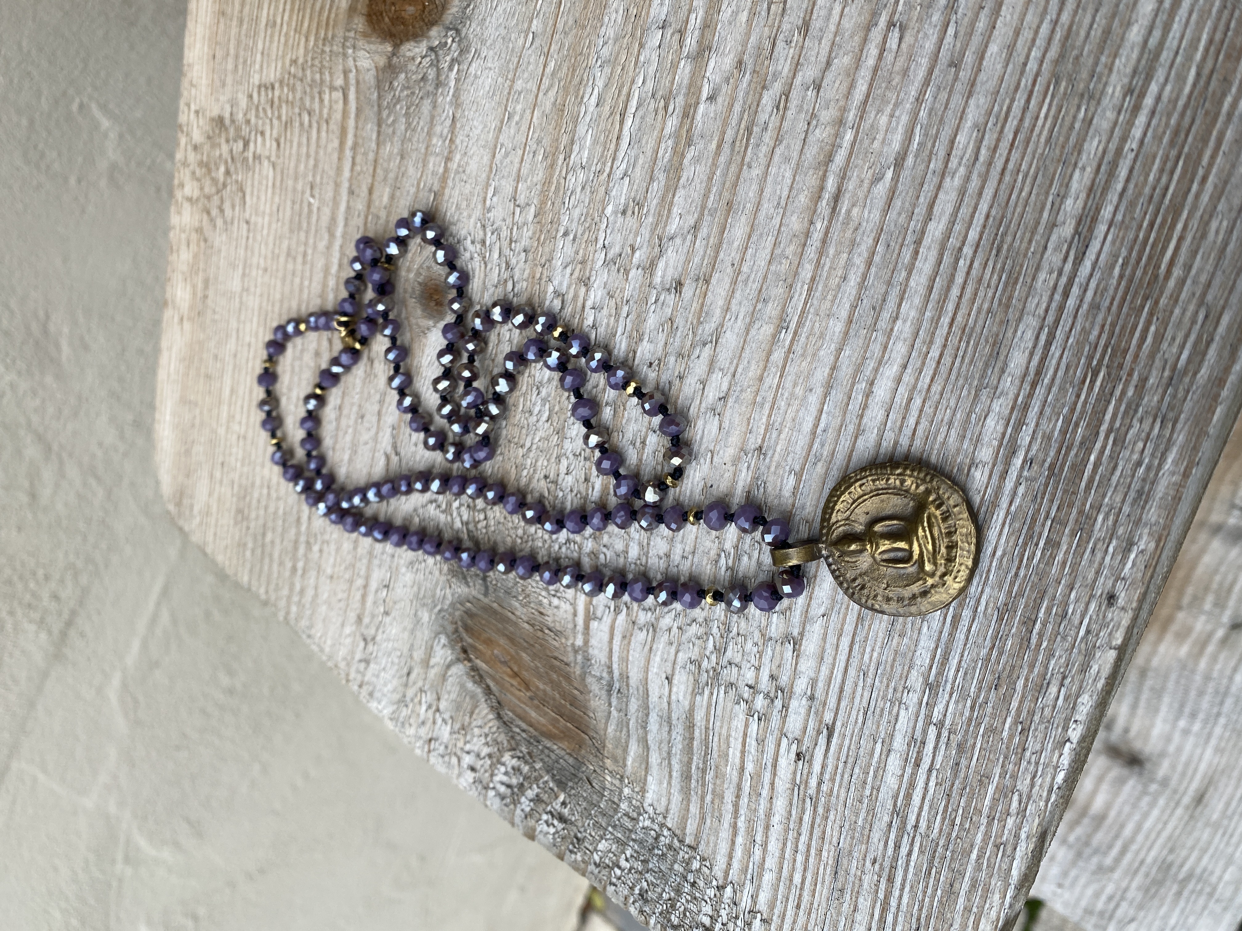 Halskette Buddha Purple - ICON Design Living